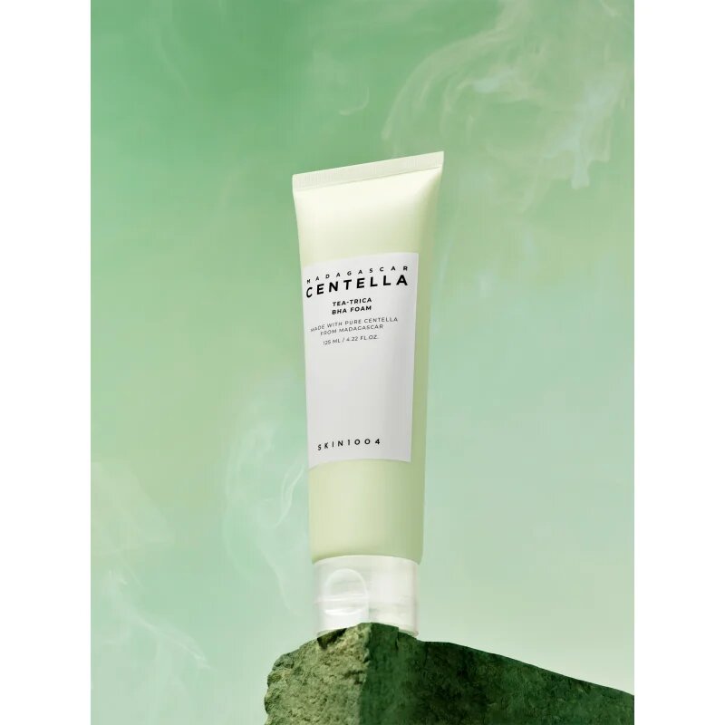 SKIN1004 Madagascar Centella Tea-Trica BHA Foam mélyisztító hab problémás és pattanásos bőrre 125 ml
