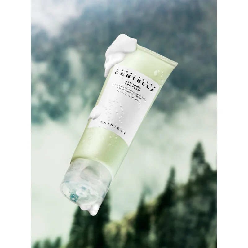 SKIN1004 Madagascar Centella Tea-Trica BHA Foam mélyisztító hab problémás és pattanásos bőrre 125 ml