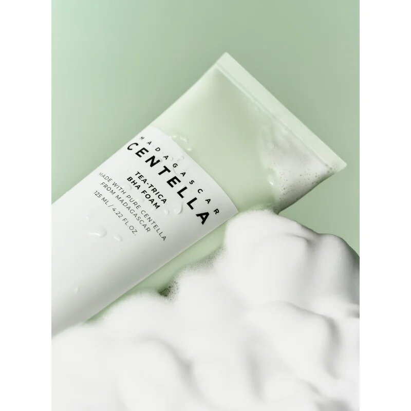 SKIN1004 Madagascar Centella Tea-Trica BHA Foam mélyisztító hab problémás és pattanásos bőrre 125 ml