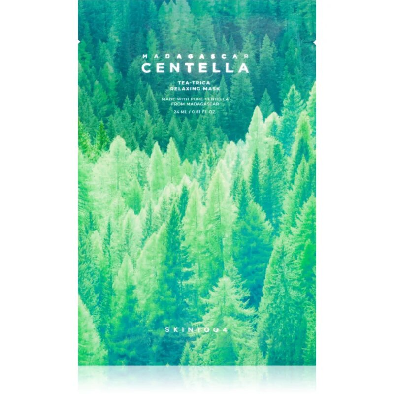 SKIN1004 Madagascar Centella Tea-Trica Relaxing Mask arcmaszk az arcbőr megnyugtatására 23 ml
