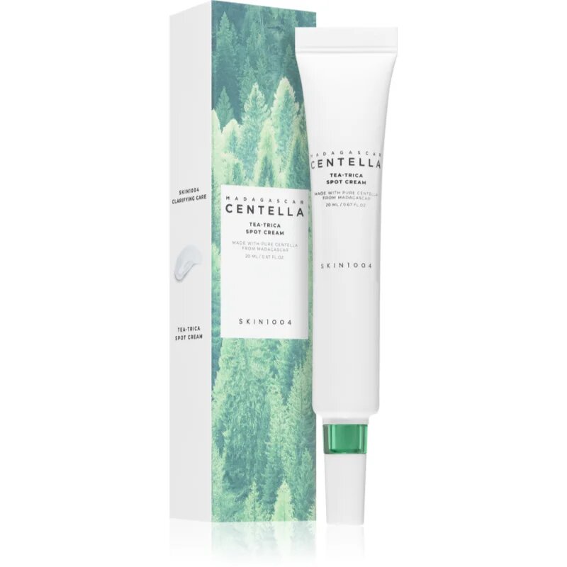 SKIN1004 Madagascar Centella Tea-Trica Spot Cream helyi ápolás pattanásos bőrre nyugtató hatással 20 ml
