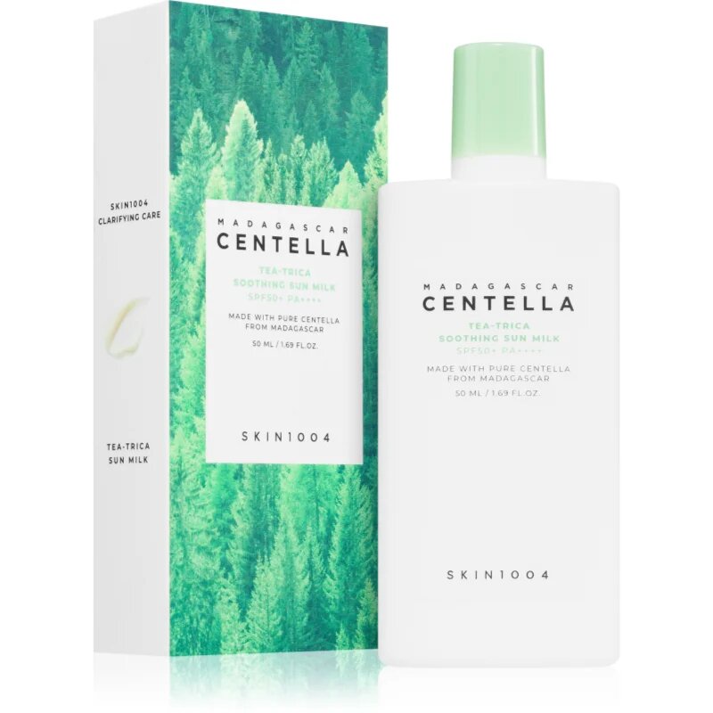 SKIN1004 Madagascar Centella Tea-Trica Sun Milk extra könnyű napozó tej SPF 50+ 50 ml