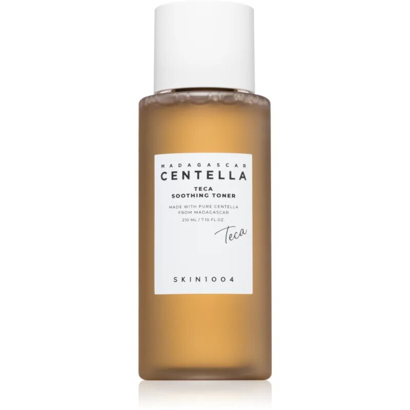 SKIN1004 Madagascar Centella Teca Soothing Toner gyengéd bőrhámlasztó tonik nyugtató hatással 210 ml