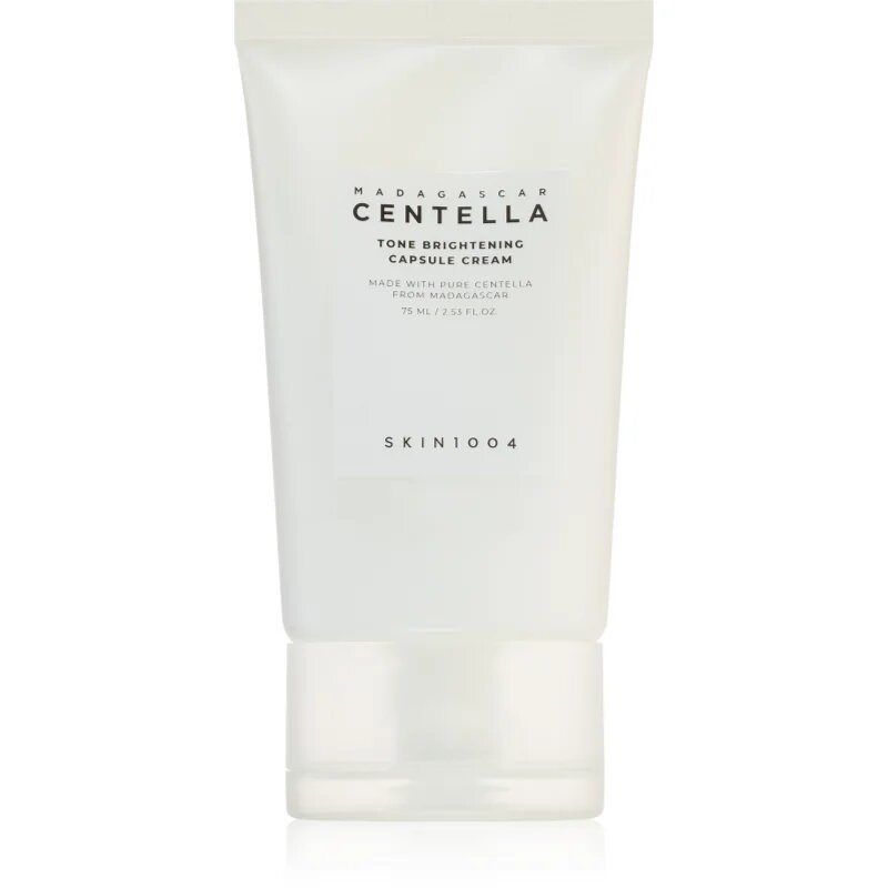 SKIN1004 Madagascar Centella Tone Brightening Capsule Cream revitalizáló és élénkitő krém nyugtató hatással 75 ml