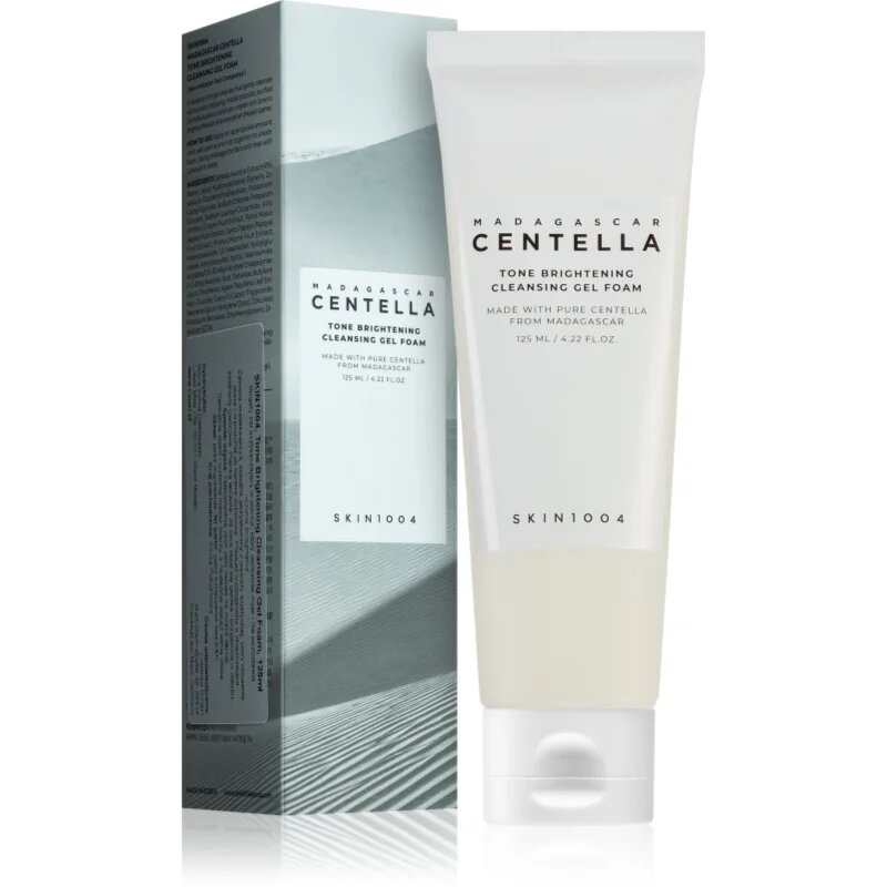 SKIN1004 Madagascar Centella Tone Brightening Cleansing Gel Foam habos tisztító gél élénk és hidratált bőr 125 ml