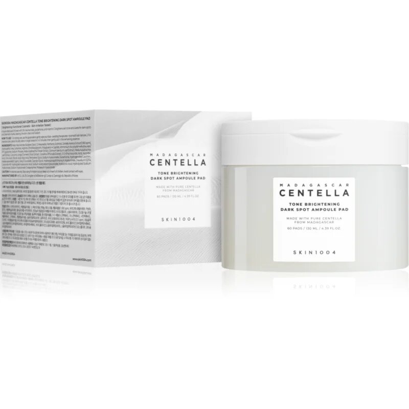 SKIN1004 Madagascar Centella Tone Brightening Dark Spot Ampoule Pad tonizáló párnák a sötét foltok ellen 60 db