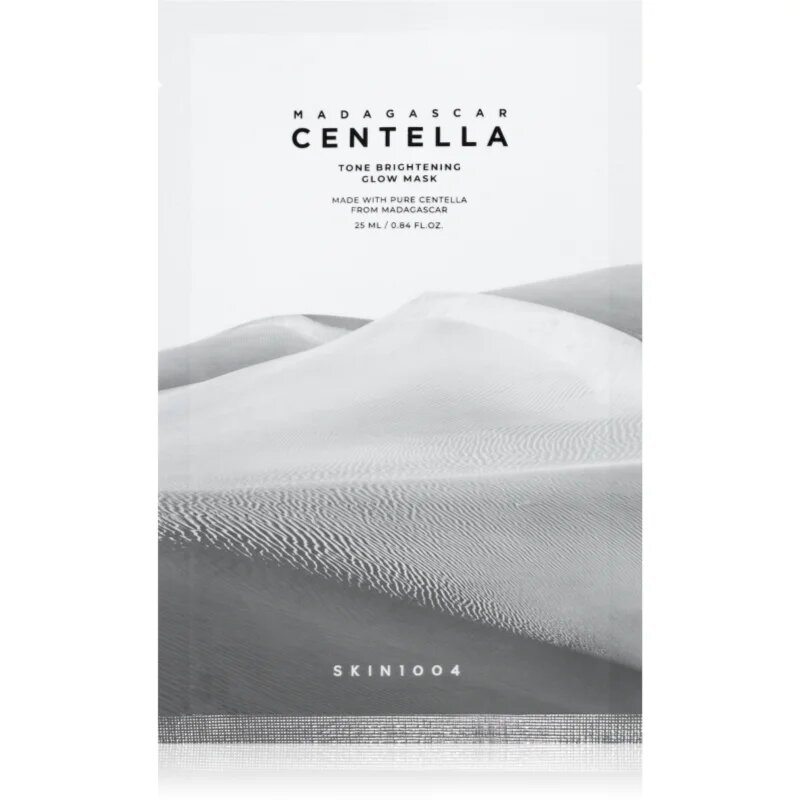 SKIN1004 Madagascar Centella Tone Brightening Glow Mask fehérítő gézmaszk nyugtató hatással 25 ml