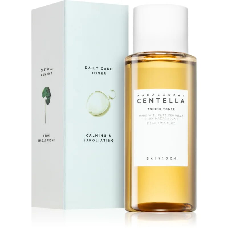 SKIN1004 Madagascar Centella Toning Toner gyengéd bőrhámlasztó tonik az érzékeny arcbőrre 210 ml