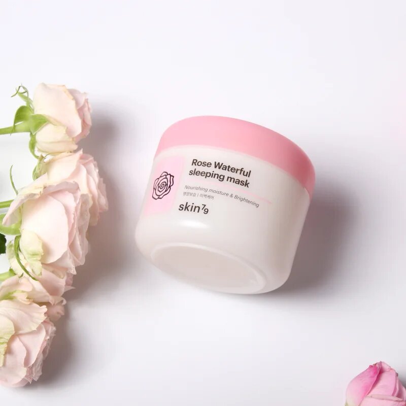 Skin79 Rose Waterfull éjszakai hidratáló maszk rózsavízzel 100 ml