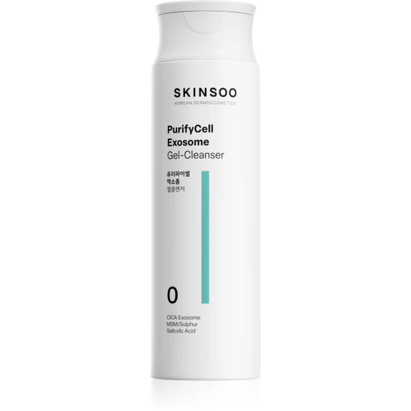 SKINSOO PurifyCell Exosome Cleanser hámlasztó tisztító gél 250 ml