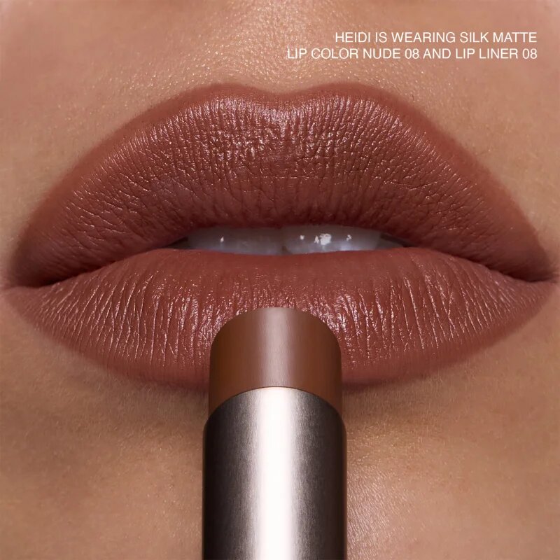 SKKN BY KIM Make-up Silk Matte Lip color mattító rúzs árnyalat Nude 08 2.8 g
