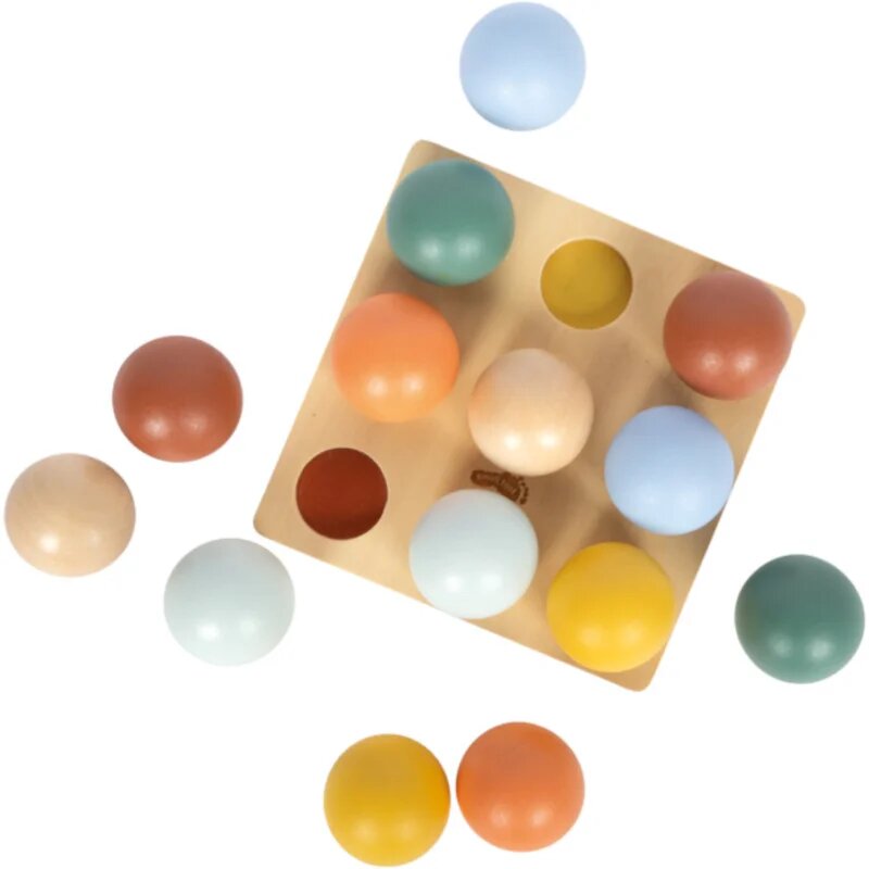 Small foot Montessori Sorting Game with Balls kiválogatós játék 12m+ 15 db