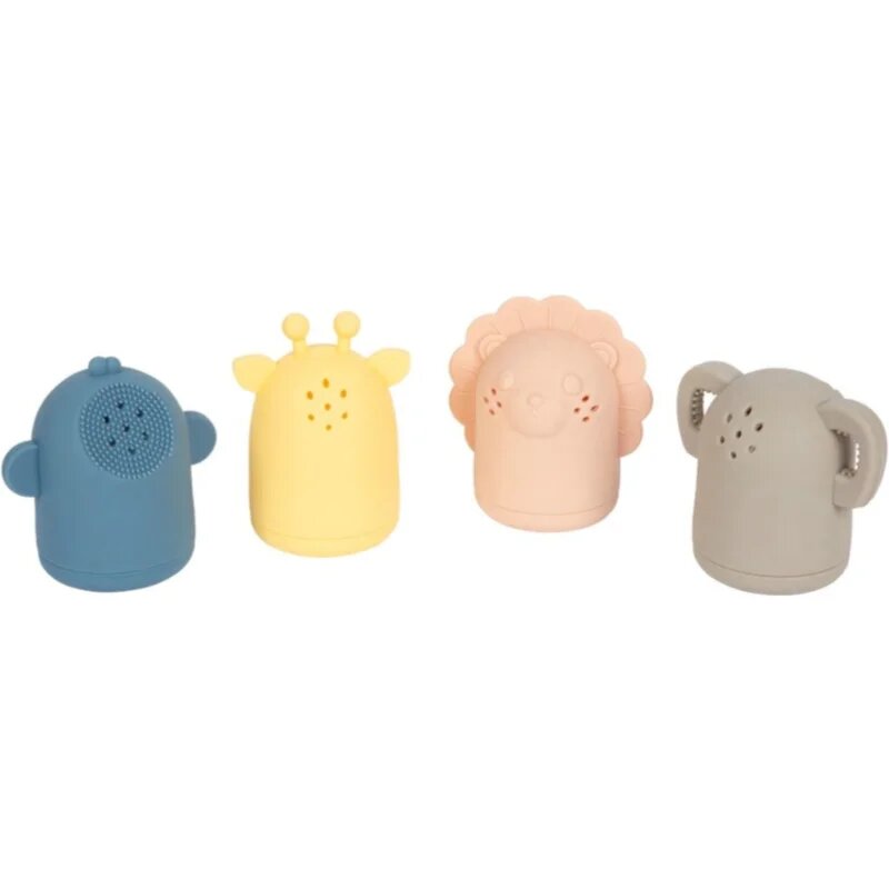Small foot Silicone Bath Toy Set Fürdőjátékok 12m+ 4 db