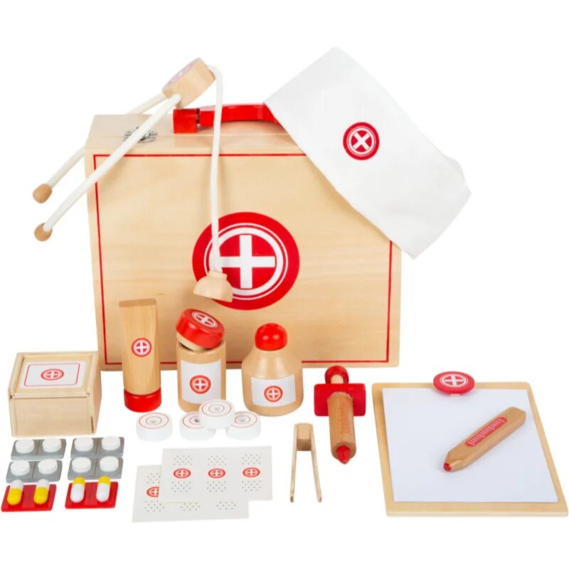 Small foot Wooden Doctor’s Kit játékkészlet fából készült 3 y+ 24 db