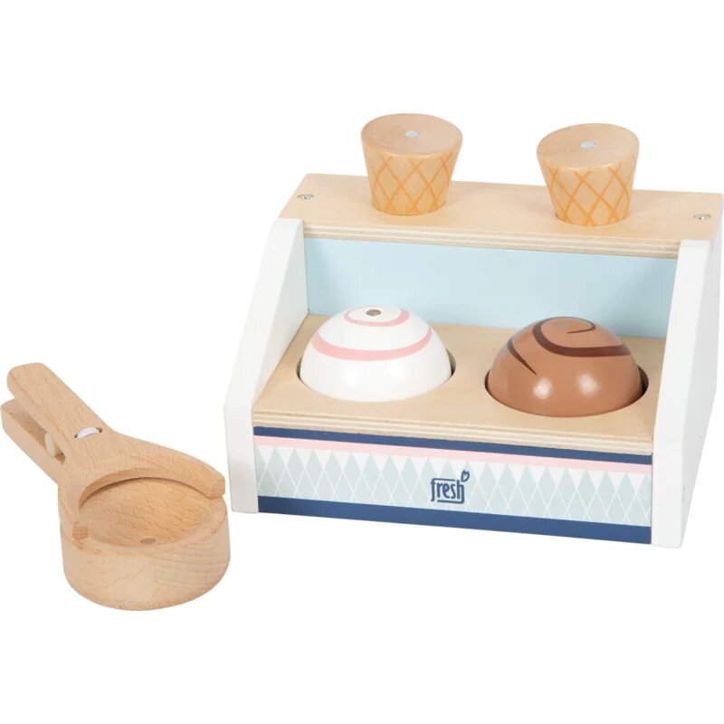 Small foot Wooden Ice Cream Stand Fresh játékkészlet gyermekeknek 3 y+ 1 db