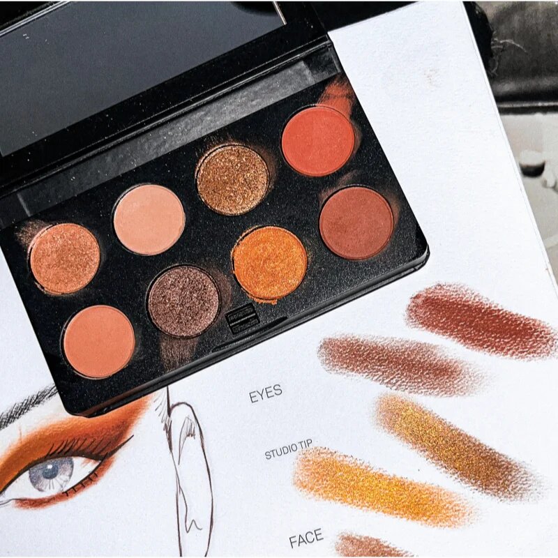 Smashbox Always On Mood Board Eye Shadow Palette szemhéjfesték paletta árnyalat Fiery Vibes 68 g