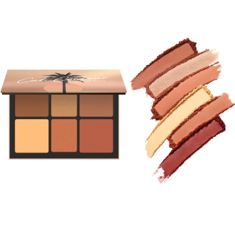 Smashbox Cali Contour Palette Púderes highlight és kontúr paletta árnyalat Medium Deep 20.56 g
