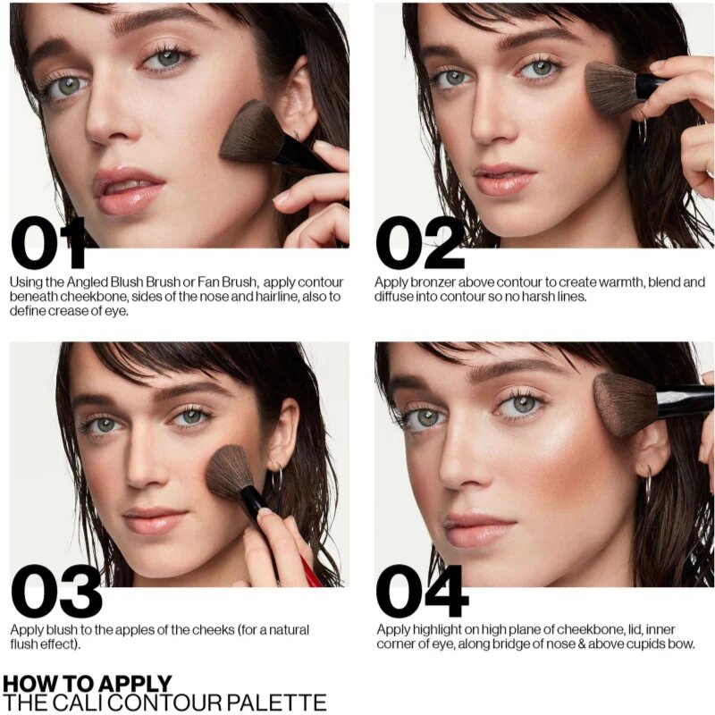Smashbox Cali Contour Palette Púderes highlight és kontúr paletta árnyalat Medium Deep 20.56 g