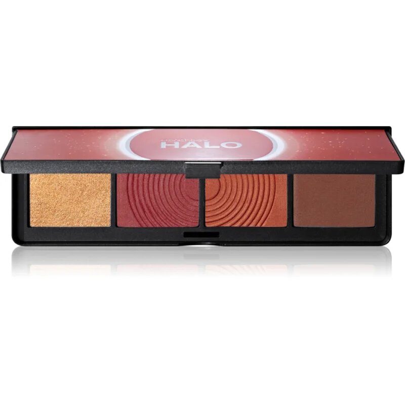 Smashbox Halo Sculpt + Glow Face Palette bőrélénkítő és arcpirosító sminkpaletta árnyalat Berry Saturation 157 g