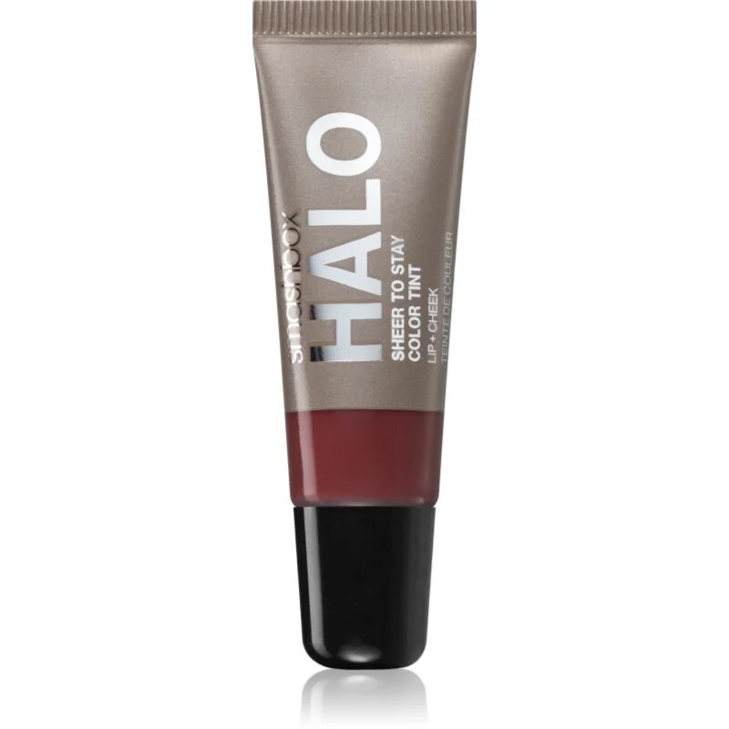 Smashbox Halo Sheer To Stay Color Tints folyékony arcpír és szájfény árnyalat Pomegranate 10 ml