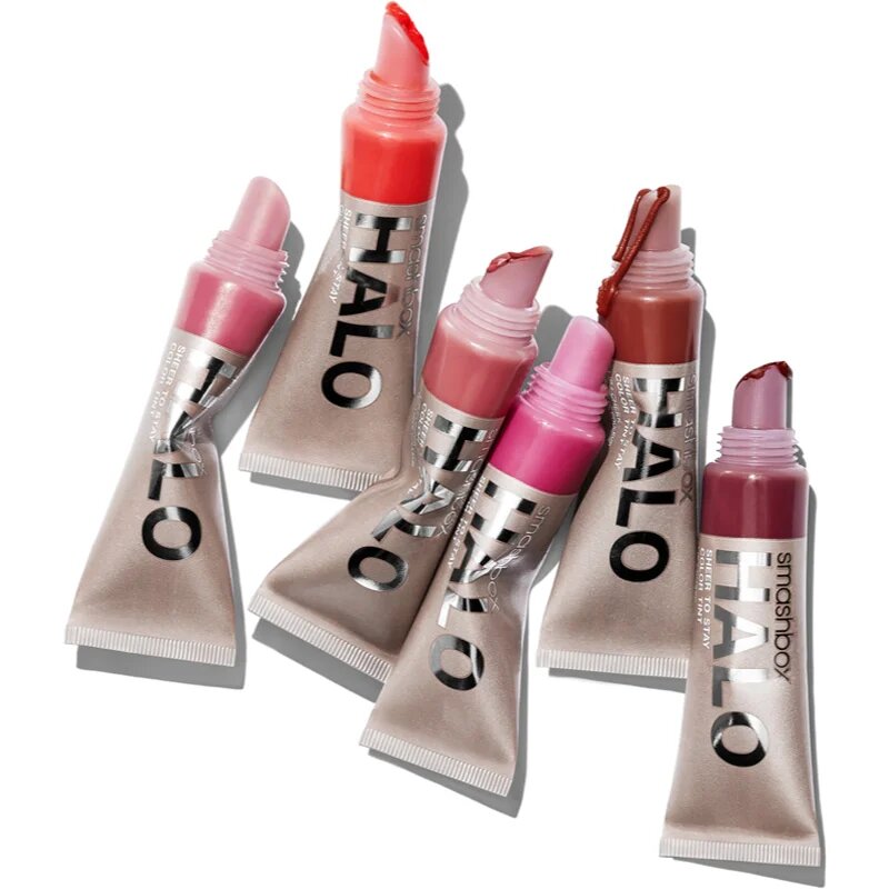 Smashbox Halo Sheer To Stay Color Tints folyékony arcpír és szájfény árnyalat Pomegranate 10 ml