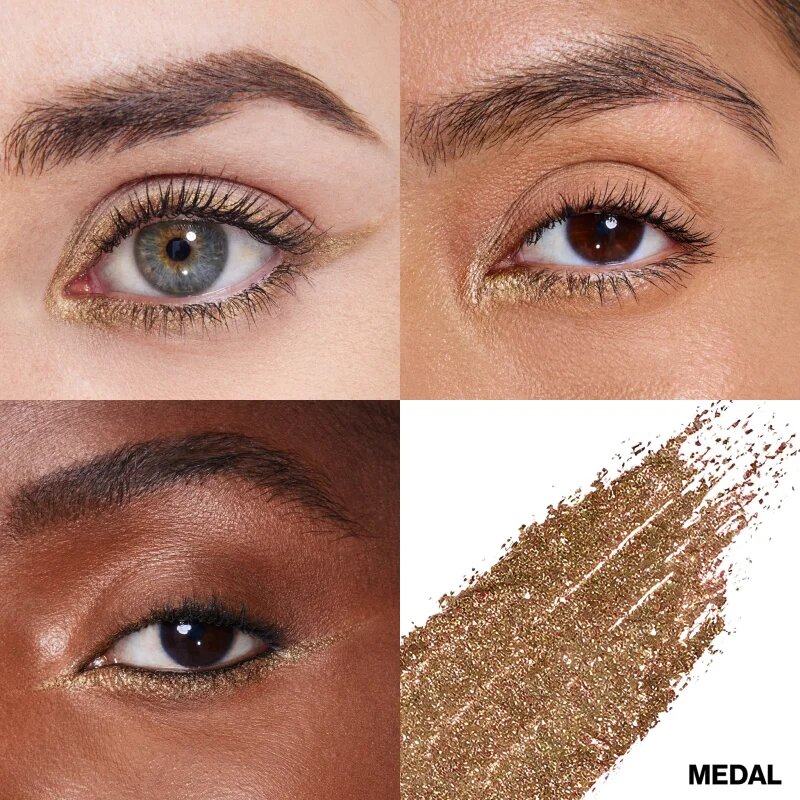 Smashbox Metallic Eyeliner metál hatású folyékony szemhéjtus árnyalat Medal 0.28 g