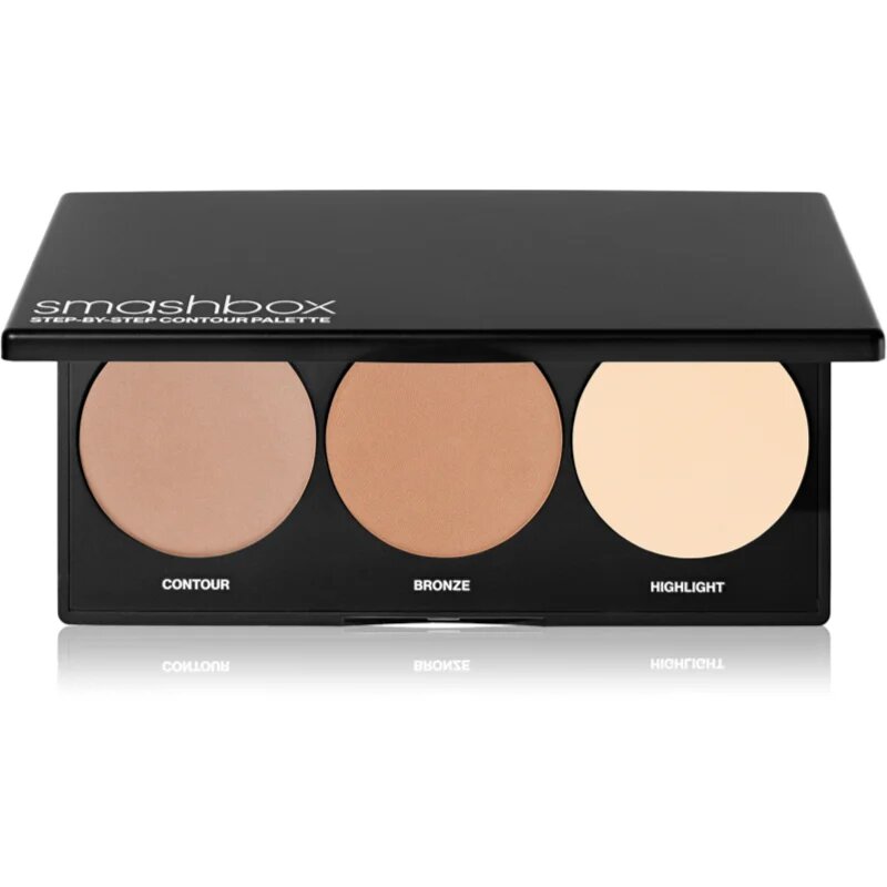 Smashbox Step-By-Step Contour Palette Púderes highlight és kontúr paletta árnyalat Light 8.68 g
