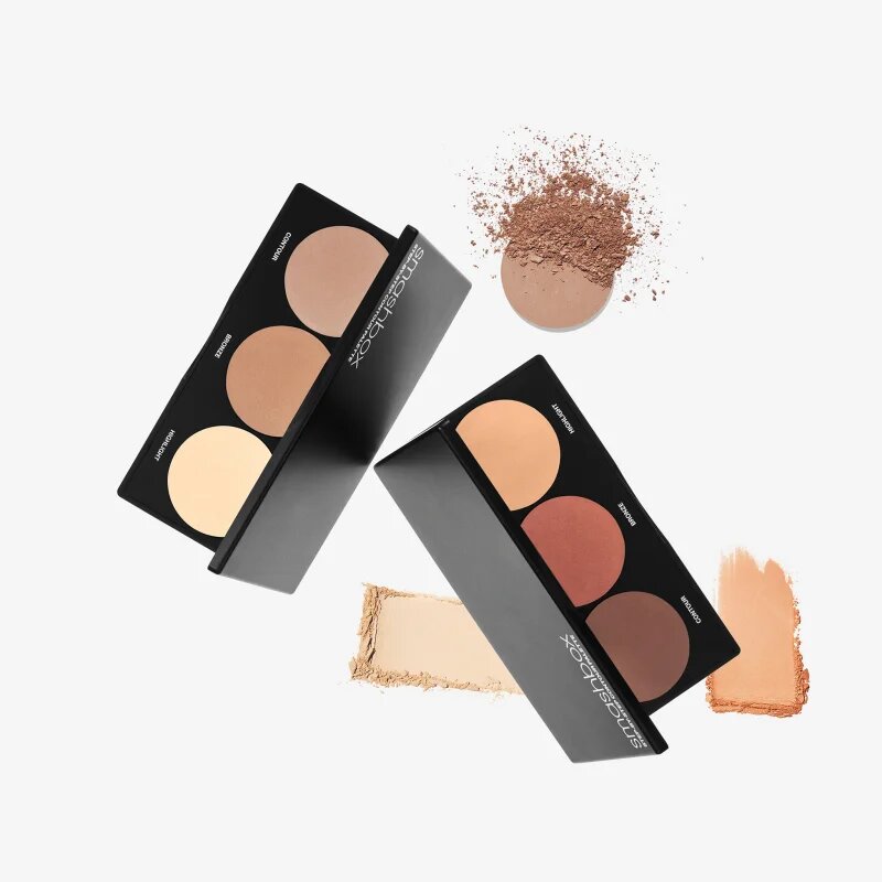Smashbox Step-By-Step Contour Palette Púderes highlight és kontúr paletta árnyalat Light 8.68 g