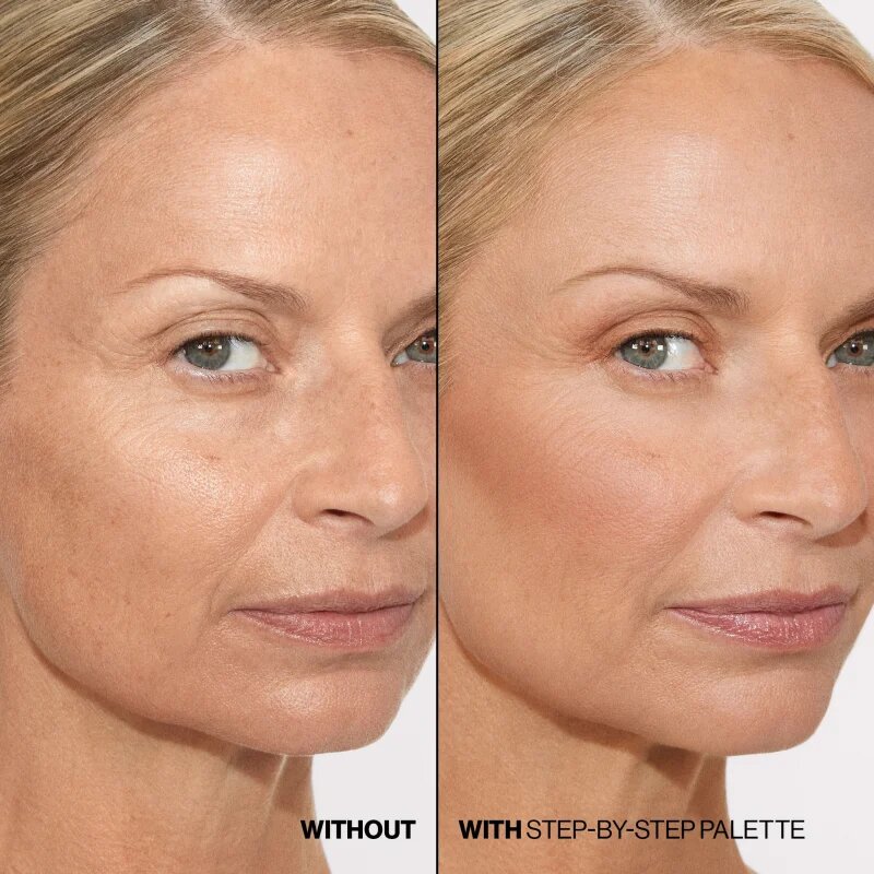 Smashbox Step-By-Step Contour Palette Púderes highlight és kontúr paletta árnyalat Light 8.68 g