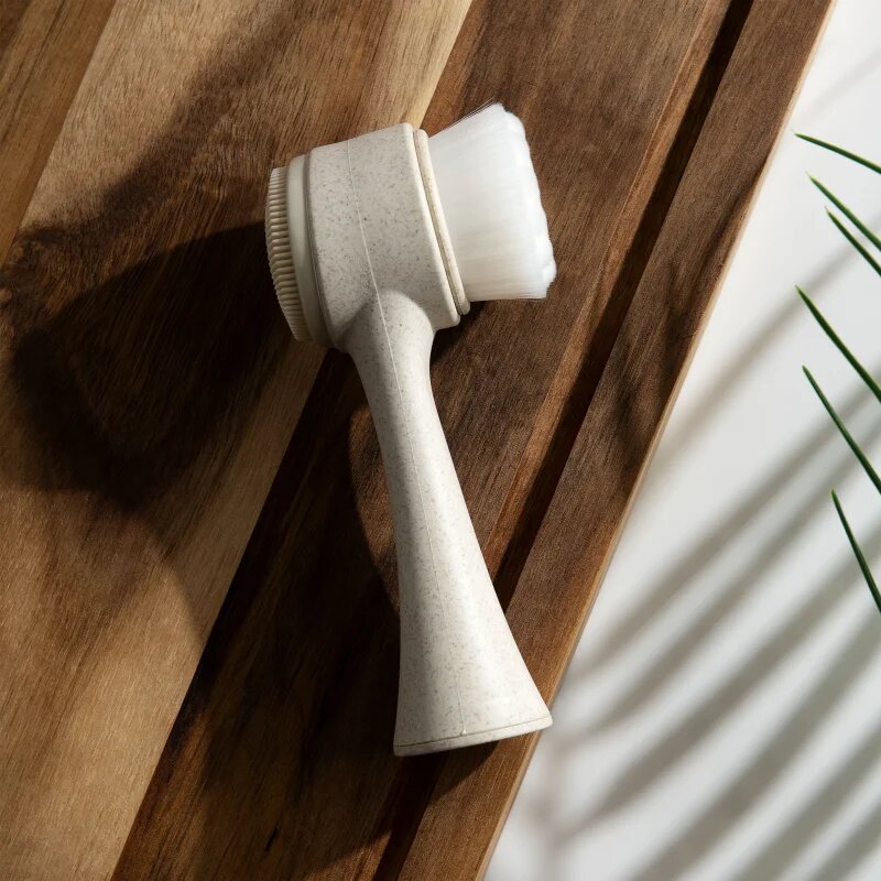 So Eco Facial Cleansing Brush kétoldalas arctisztító kefe komposztálható nyéllel 1 db