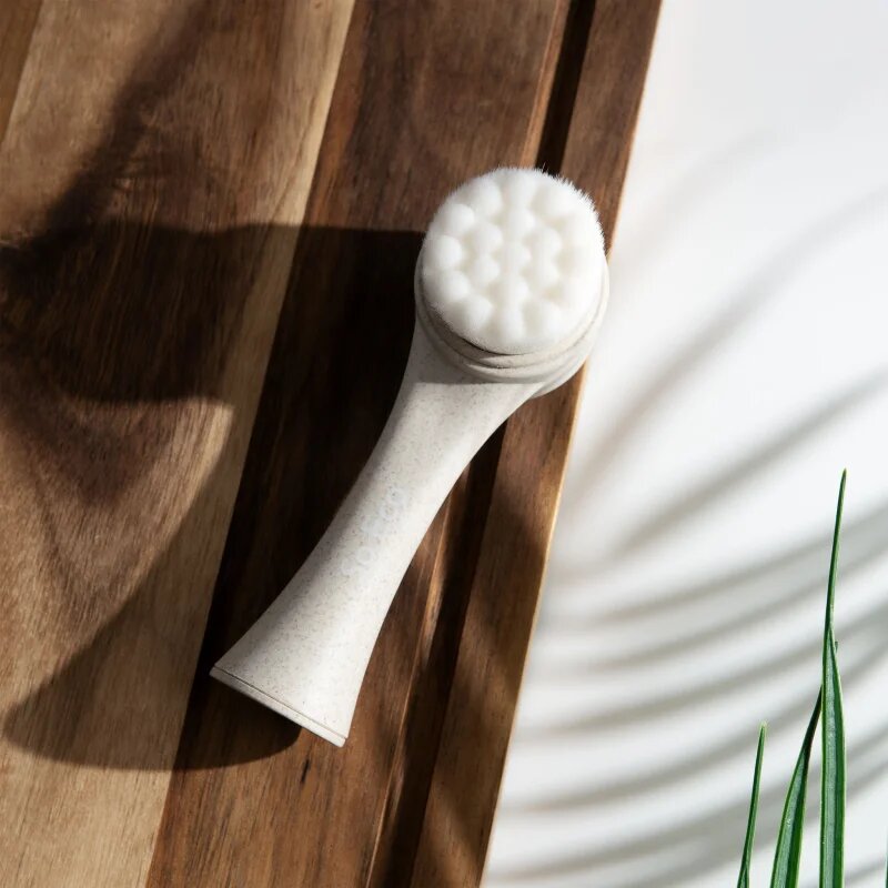 So Eco Facial Cleansing Brush kétoldalas arctisztító kefe komposztálható nyéllel 1 db