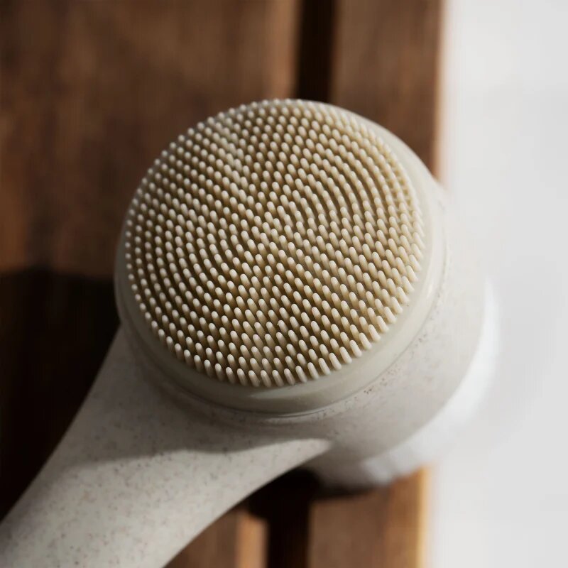 So Eco Facial Cleansing Brush kétoldalas arctisztító kefe komposztálható nyéllel 1 db