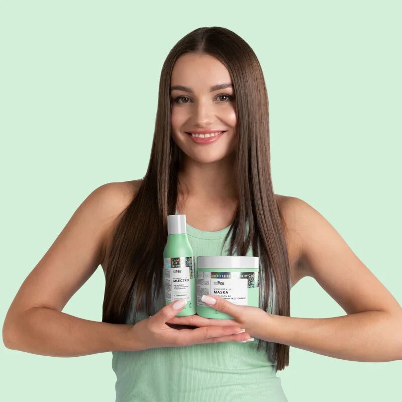 so!flow After Keratin Straightening Smoothing Mask haj maszk 400 ml