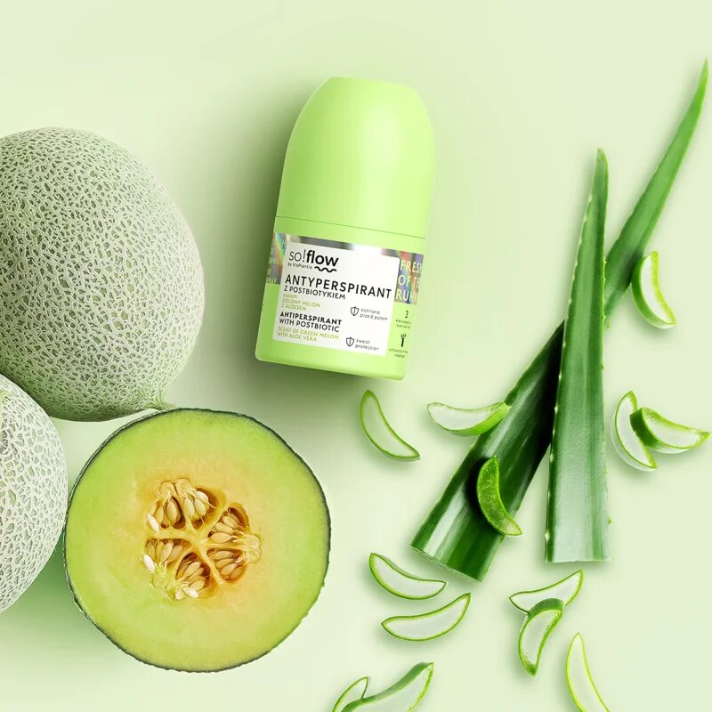 so!flow Antiperspirant With Postbiotic golyós dezodor roll-on 50 ml