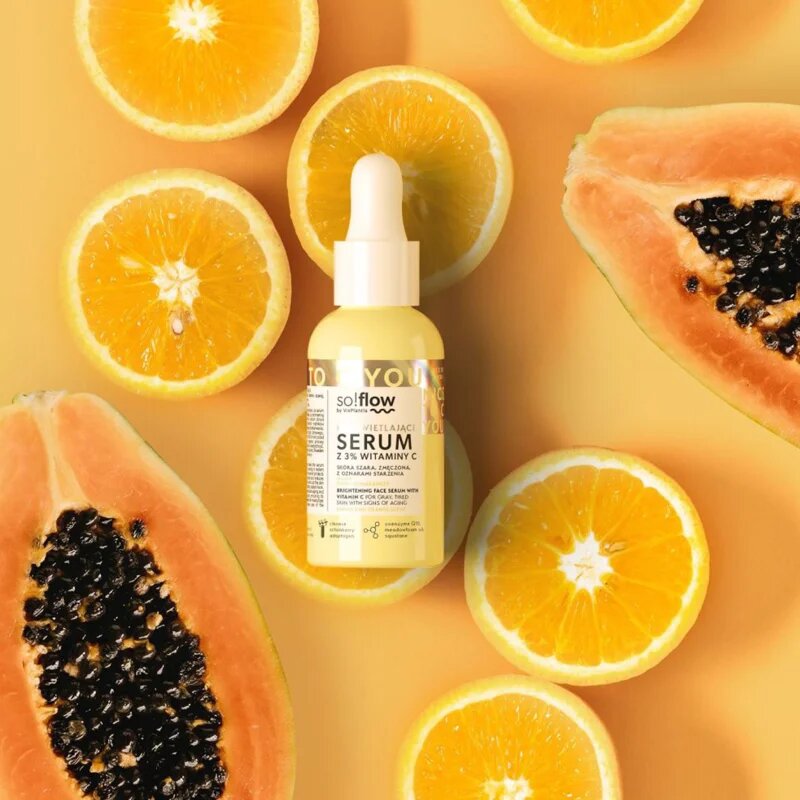 so!flow Brightening Face Serum With Vitamin C élénkítő szérum C vitamin 30 ml