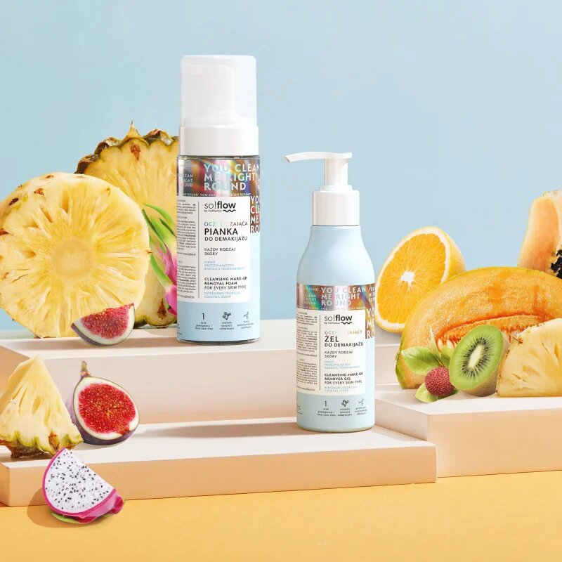 so!flow Cleansing Make-Up Removal Gel arctisztító és szemfestéklemosó gél minden bőrtípusra 150 ml