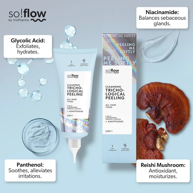 so!flow Cleansing Trichological Peeling peeling fejbőrre 100 ml