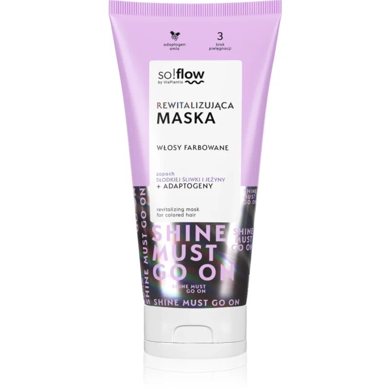 so!flow Coloured Hair Revitalizing Mask intenzív revitalizáló maszk festett hajra 200 ml