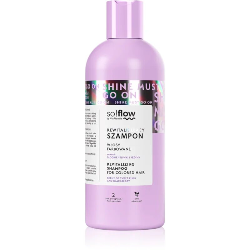 so!flow Coloured Hair Revitalizing Shampoo megújító sampon festett hajra 400 ml
