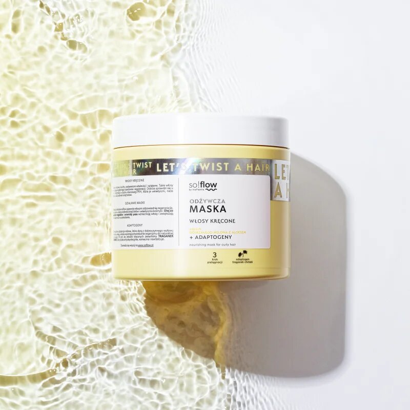 so!flow Curly Hair Nourishing Mask tápláló maszk göndör hajra 400 ml
