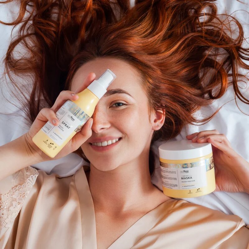 so!flow Curly Hair Nourishing Mask tápláló maszk göndör hajra 400 ml