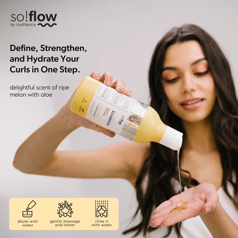 so!flow Curly Hair Nourishing Shampoo tápláló sampon göndör hajra 400 ml