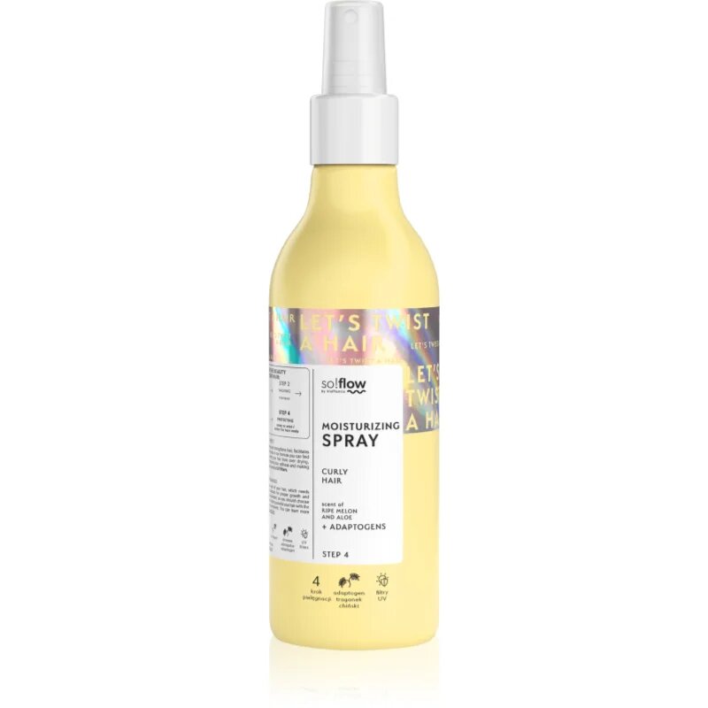 so!flow Curly Hair Nourishing Spray leöblítést nem igénylő spray göndör hajra 150 ml