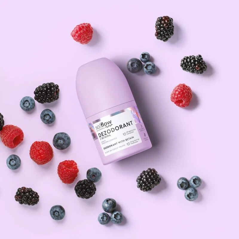 so!flow Deodorant golyós dezodor hölgyeknek Betain Scent Of Forest Fruits 50 ml