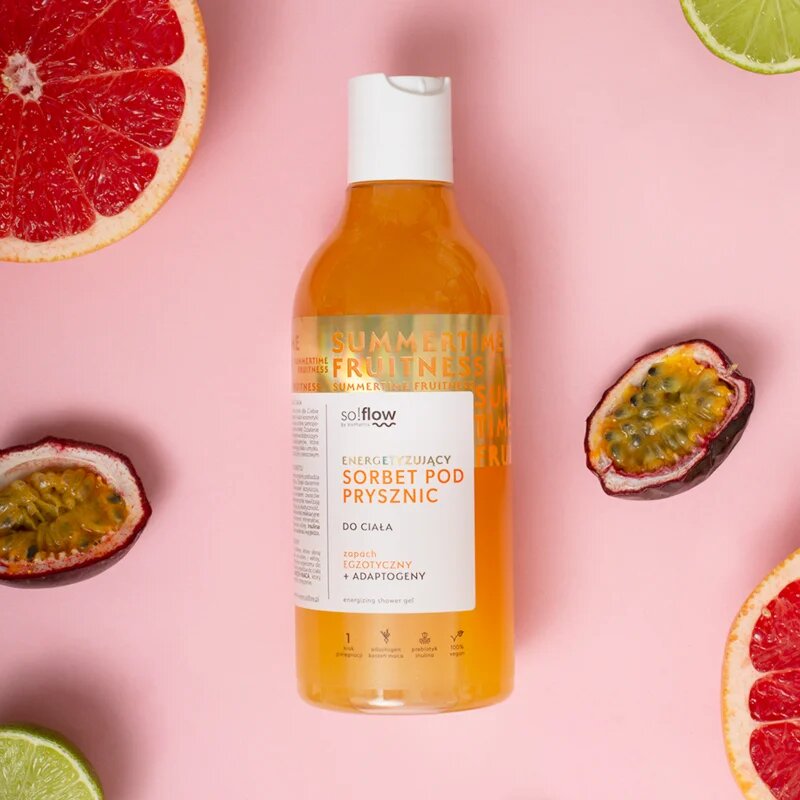 so!flow Energizing Shower Sorbet hidratáló test sorbet zuhanyba 400 ml