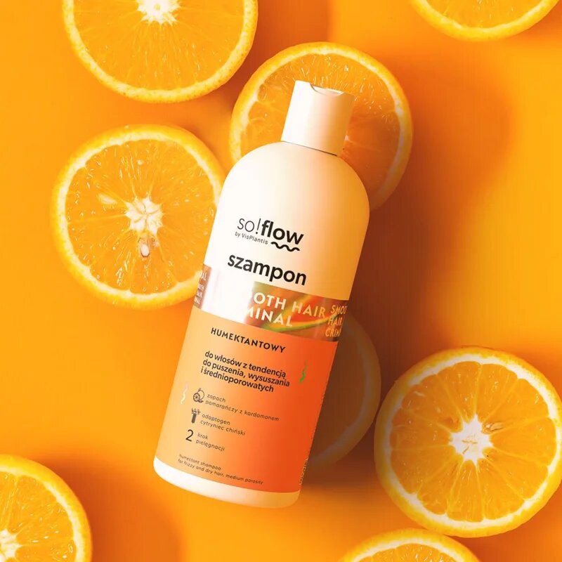 so!flow Frizzy and Dry Hair Humectant Shampoo kisimító sampon töredezés ellen 300 ml