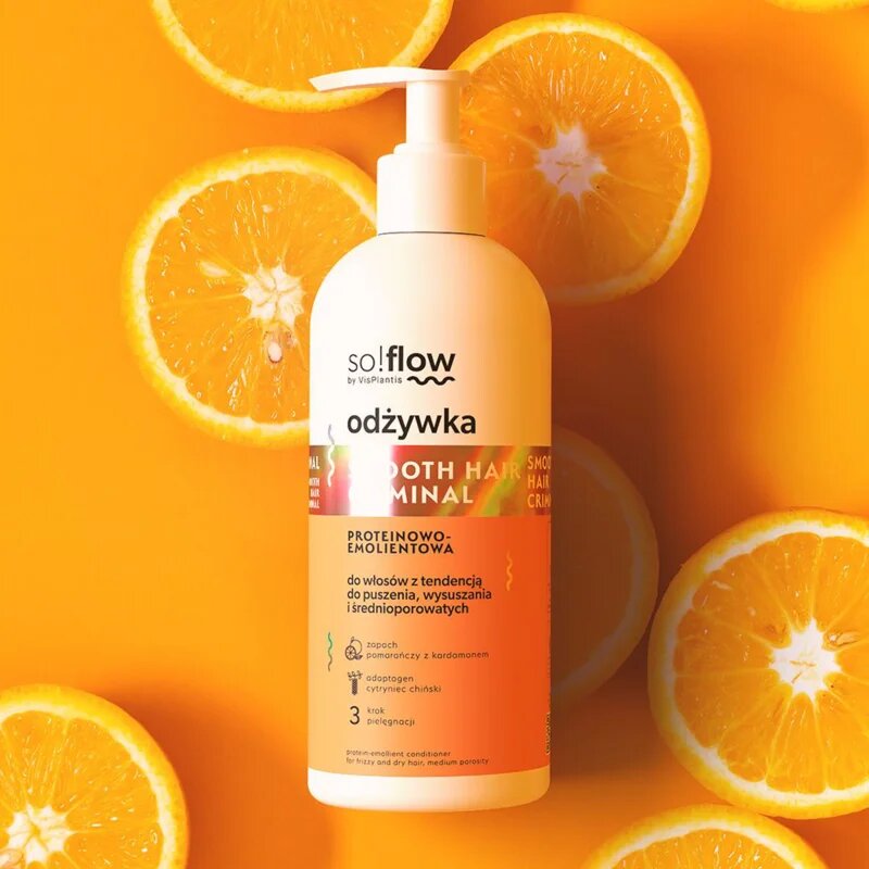 so!flow Frizzy and Dry Hair Protein-Emollient Conditioner kisimító kondicionáló töredezés ellen 300 ml
