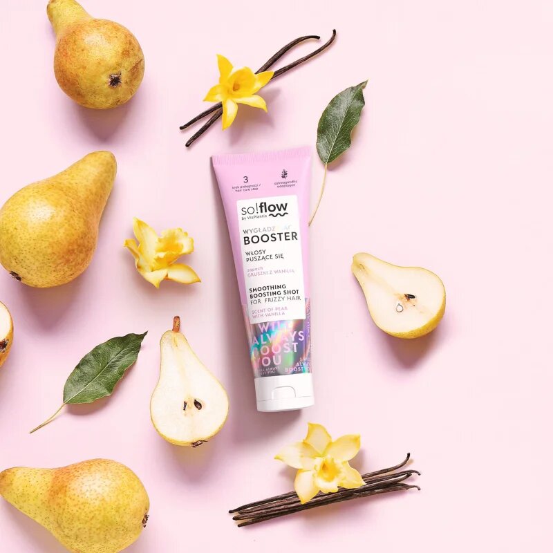 so!flow Frizzy and Dry Hair Smoothing Boosting Shot kisimító szérum töredezés ellen 75 ml