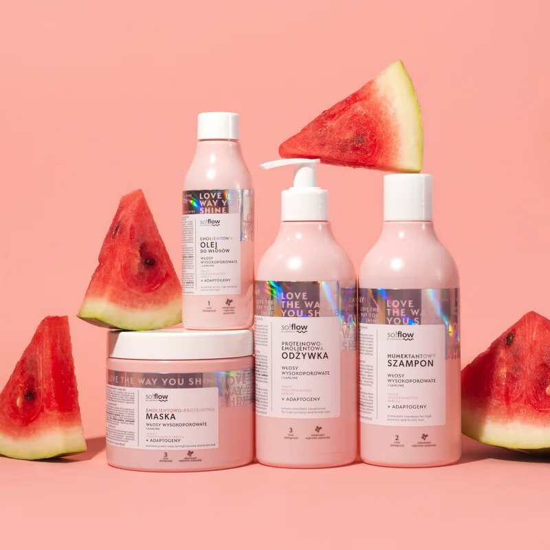 so!flow High Porosity Hair Emollient Oil hidratáló olaj a töredezett károsult hajra 150 ml