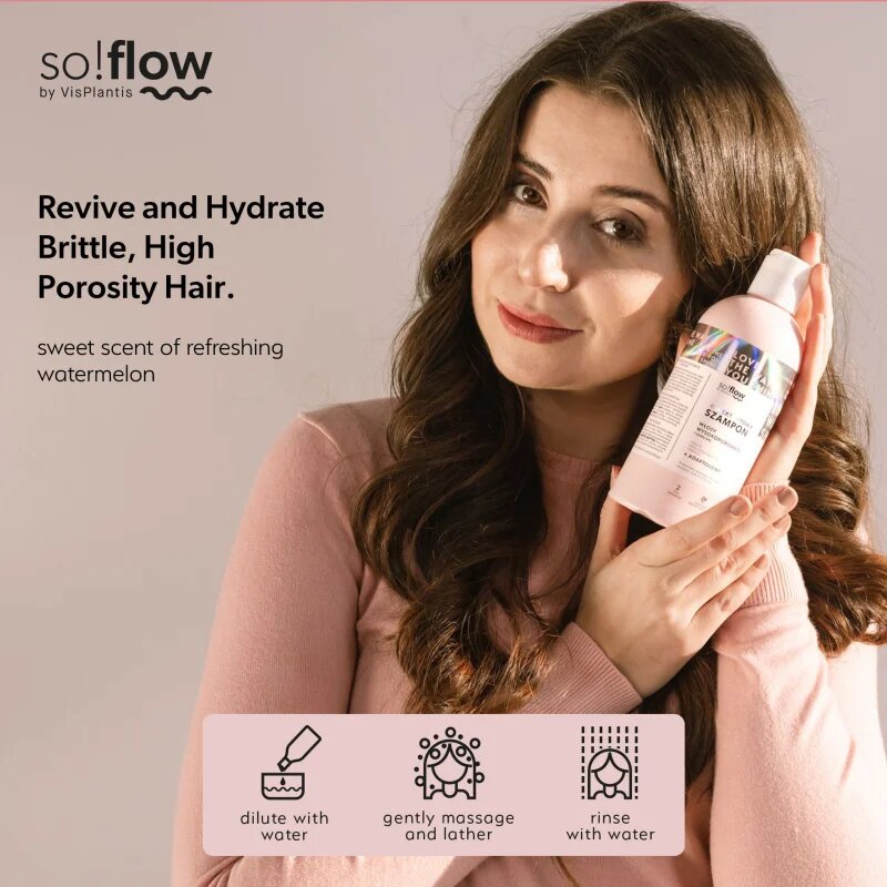so!flow High Porosity Hair Humectant Shampoo sampon a töredezett károsult hajra 400 ml